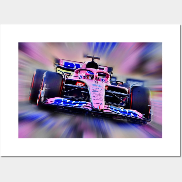 Fernando Alonso Season 2022 Wall Art by DeVerviers